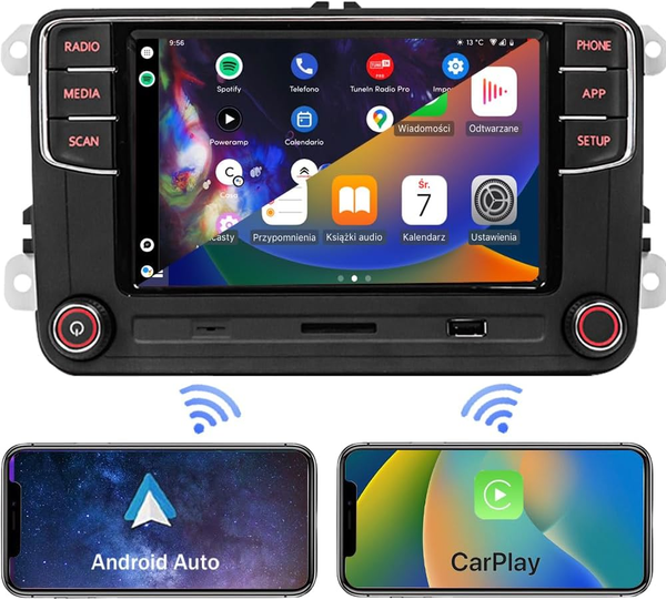 SCUMAXCON RCD360 PRO3S  RCD360 PRO2 Wireless Carplay Android Auto OPS Bluetooth For VW Beetle 2004-2019