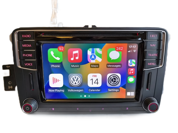 Autoradio RCD330 MIB200F/MIB200M,Carplay,Android Auto,BT,CD,USB,RVC,AUX,für VW Beetle  2014-2019